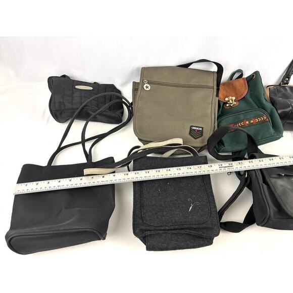 Lot of 8 VTG Purses Handbags Crossbody Backpacks Bags Y2K 1990's - Picture 6 of 9
